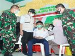 Anak SMP dan SMA Keluarga Besar TNI Kodim 0812 Lamongan Diberikan Vaksin
