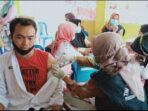 Warga Suka Rami Antusias Ikuti Vaksinasi Massal Puskesmas Tanjung Iman