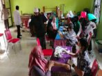 Warga Antusias 180 Orang di Desa Air Ruway Kembali Tervaksin oleh Nakes TNI AL Lanal Babel