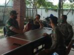 Serka Mulyanto dan Satpol PP Krembung Komsos Bersama Perangkat Desa Gading