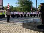 Kapolres Pangkalpinang Pimpin Upacara Bendera Hari Kemerdekaan RI ke 77