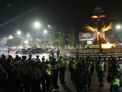 Jelang Pergantian Tahun 2023, Polres Lampung Tengah Gelar Patroli Gabungan