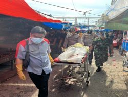 Geger!! Penemuan Mayat di Jalan Yos Sudarso di Bangunan Bekas Pasar Terapung Tembilahan
