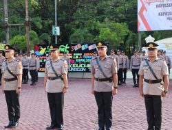 Kapolres Nagan Raya Pimpin Upacara Sertijab Kapolsek Seunagan Timur dan Kuala Pesisir