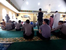 Pers Sat Samapta Polres Inhil Polda Riau Gelar Juma’t Keliling Mesjid Yayasan