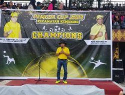 Tumbangkan Persiduta FC, Batama FC Terima Piala Pemuda Kemuning CUP 2023 dari DR. H. Ferryandi