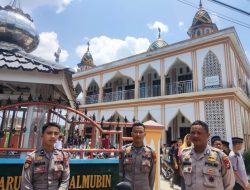 Tertib Ramadhan, Personil Samapta Polres Inhil Polda Riau Laksanakan Giat Pam Sholat Jum’at