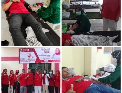 Donor Darah Kapuskes Kecamatan Sragi Turut Sukseskan Program PMI