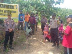 Curhat Jum’at Polsek Sei Beduk Sekaligus Bansos di Yayasan An Nazir Tanjung Piayu Laut
