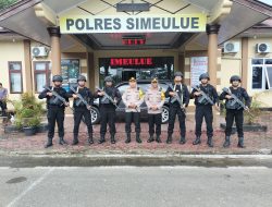 Polres Simeulue Mendatangkan Personel Satuan Brimobda Polda Aceh Dalam Rangka Pengamanan MTQ XXXVI 2023