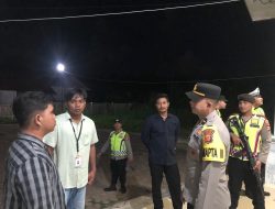 Polres Aceh Jaya Memantau Kedua Lokasi Vital di Kecamatan Krueng Sabee: Kantor PPK dan Gudang KIP
