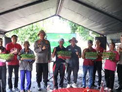Dekat dengan Petani, Kapolres Tabanan Ajak Warga Penebel Jaga Kamtibmas dan Ketahanan Pangan Lewat Program Minggu Kasih