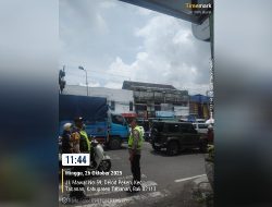 Atensi Kemacetan dan Laka, Polsek Baturiti Gelar Personil  Untuk Laksanakan Strong Point dan pengamanan jalur  obyek wisata