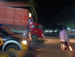 Piket Fungsi Polsek Kediri Dipimpin Pawas  Laksanakan Blue Light Patrol (BLP)