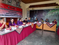 Bhabinkamtibmas Hadiri Musyawarah Perencanaan Pembangunan Tingkat Kelurahan (MUSRENBANGKEL) Kelurahan Bebalang